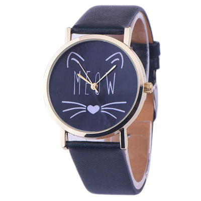 Cute Cat Meow Watch for Women