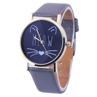 Cute Cat Meow Watch for Women