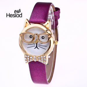 5 Color Cartoon Cat Cute Watch