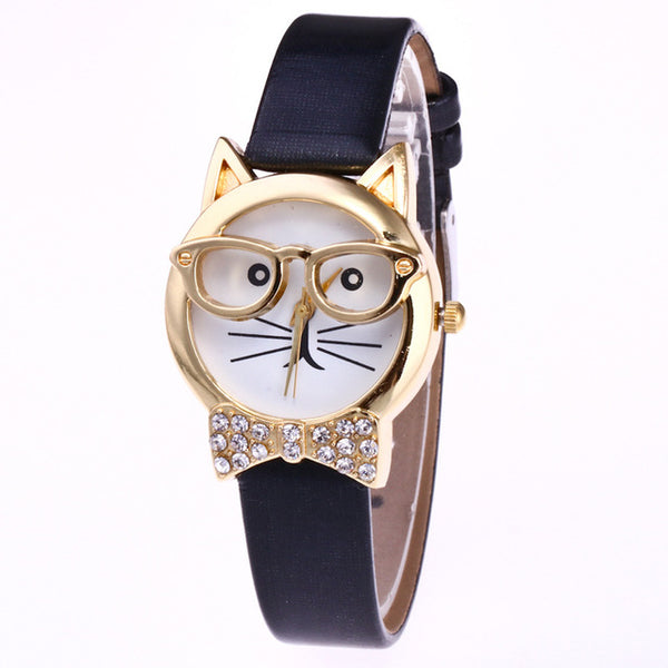 5 Color Cartoon Cat Cute Watch