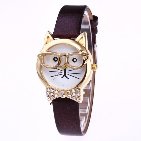 5 Color Cartoon Cat Cute Watch