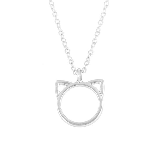 Fashion Jewelry Purrfection cat ear  Necklace For Women