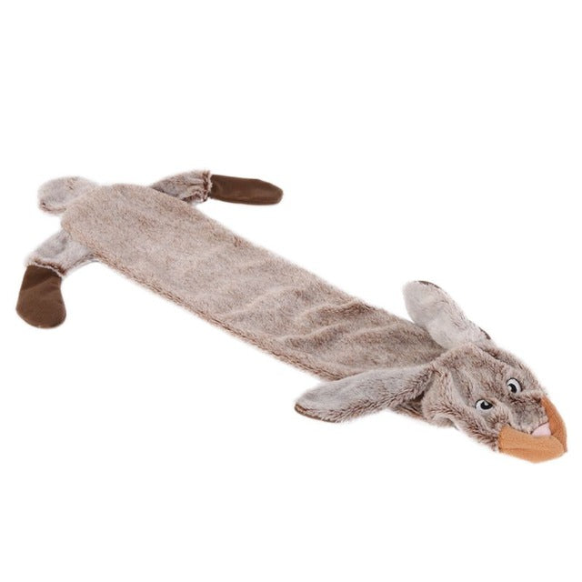 Cute Wolf Toys Stuffed Squeaking Animals For Dogs