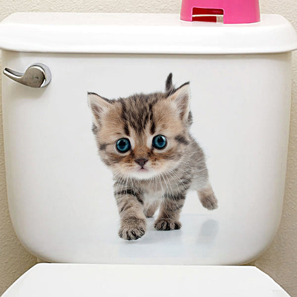 Cat Dog 3D Wall Sticker