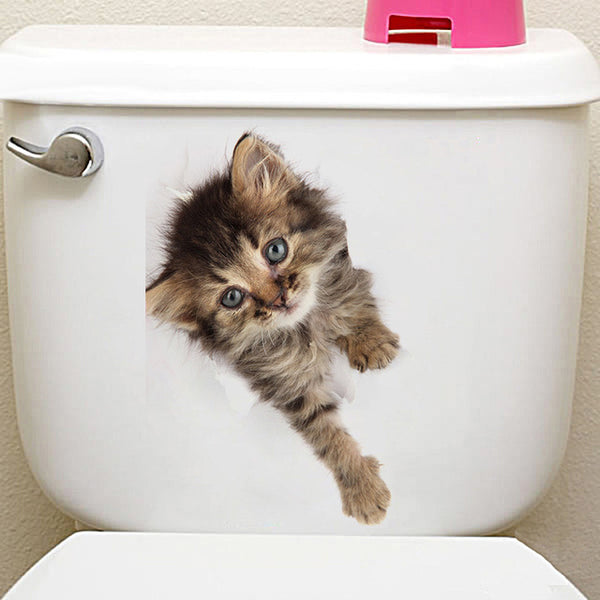 Cat Dog 3D Wall Sticker