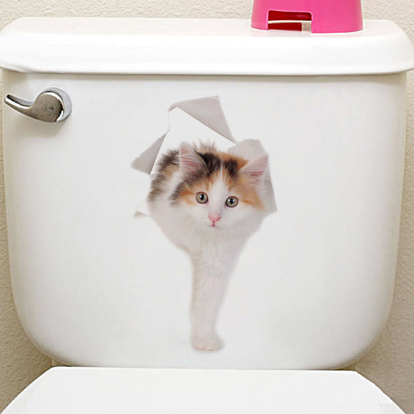 Cat Dog 3D Wall Sticker
