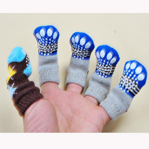 Cute 4Pcs Cute Pets Knits Socks For Winter