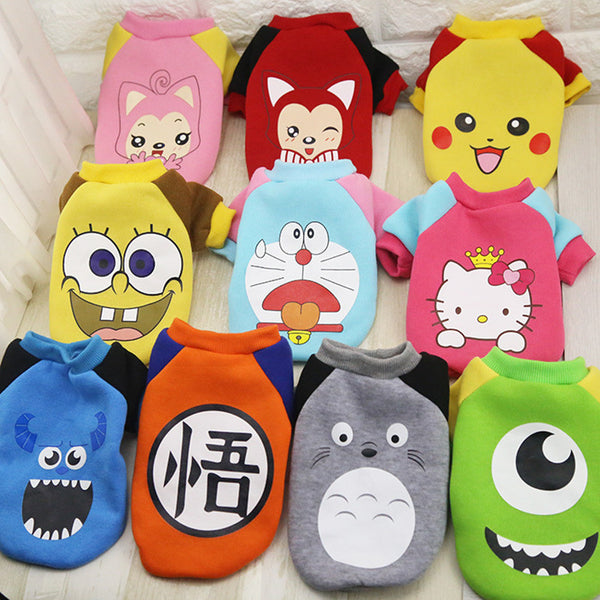 New Fashion Autumn And Winter Dog Clothes For Small Dogs Chihuahua Coat For Cat Dog Warm Coat Soft Cotton Pet Clothing XS-XXL