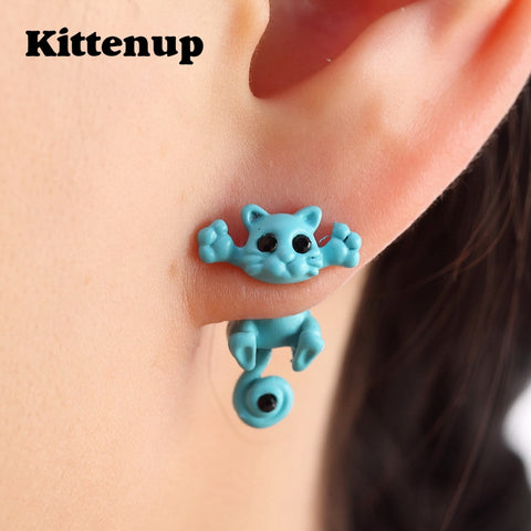 New Multipl Color Kitten Earrings For Women