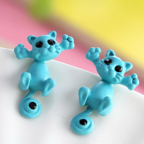 New Multipl Color Kitten Earrings For Women