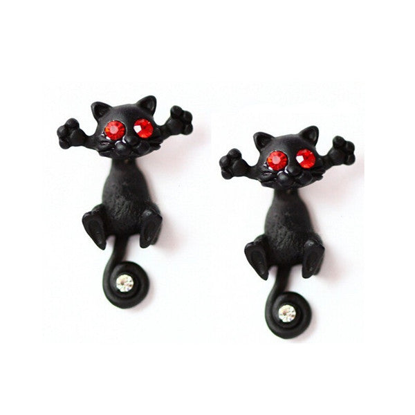 New Multipl Color Kitten Earrings For Women