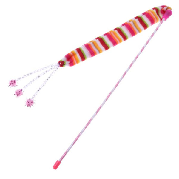 Cat Toys Cute Funny Colorful Rod Teaser