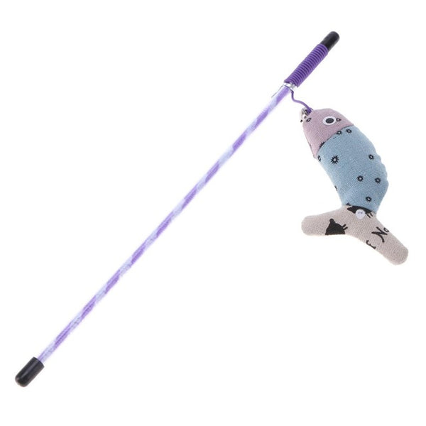 Cat Toys Cute Funny Colorful Rod Teaser