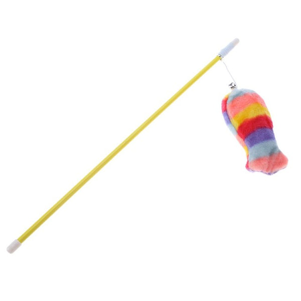 Cat Toys Cute Funny Colorful Rod Teaser