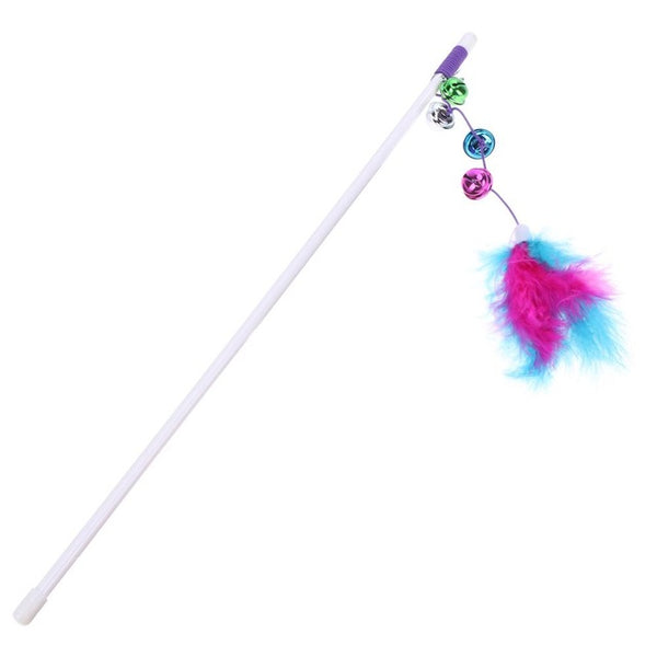 Cat Toys Cute Funny Colorful Rod Teaser