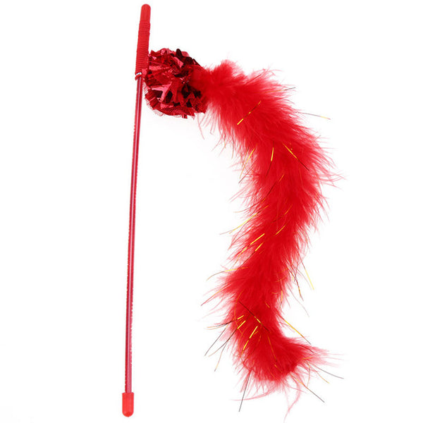 Cat Toys Cute Funny Colorful Rod Teaser