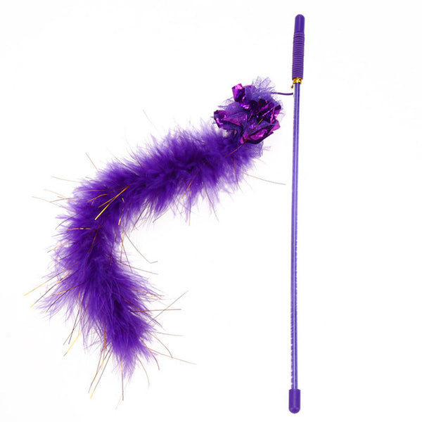 Cat Toys Cute Funny Colorful Rod Teaser