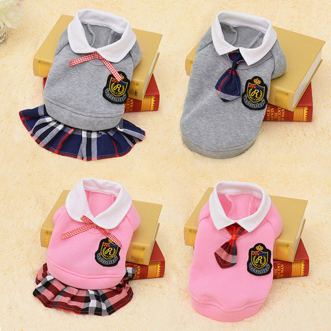 School Style Pets Clothes Cat