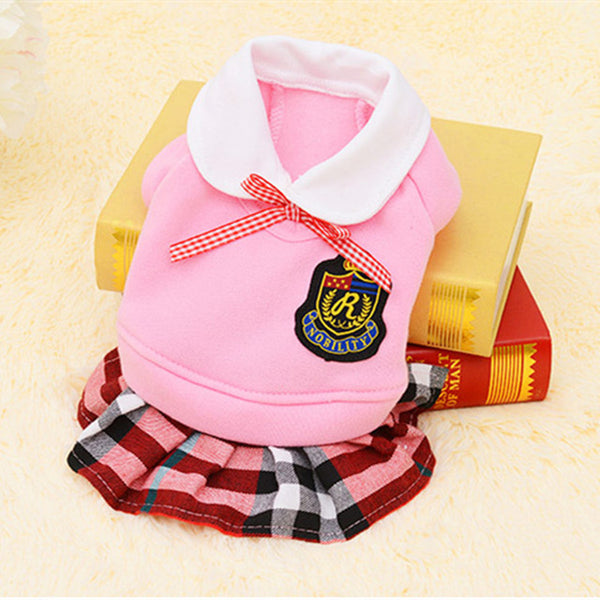 School Style Pets Clothes Cat