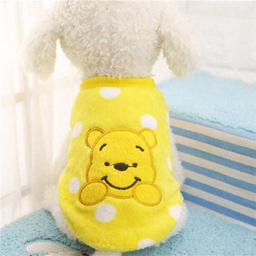 Autumn/Winter Cartoon Pet Puppy Cat Coats Jacket