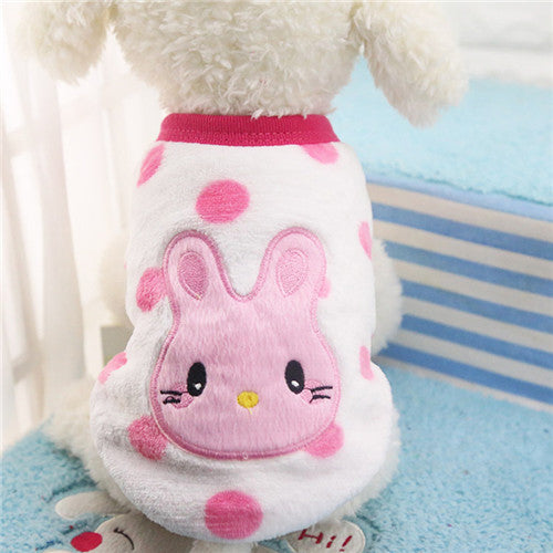 Autumn/Winter Cartoon Pet Puppy Cat Coats Jacket