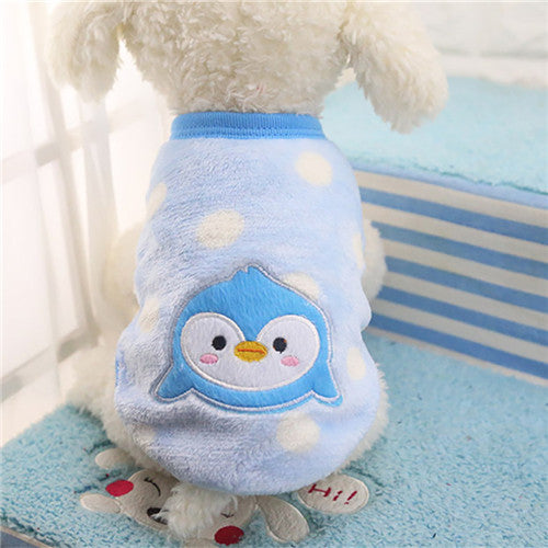 Autumn/Winter Cartoon Pet Puppy Cat Coats Jacket