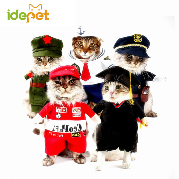 Funny Cat Clothes Costume Suit