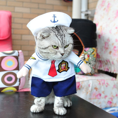 Funny Cat Clothes Costume Suit