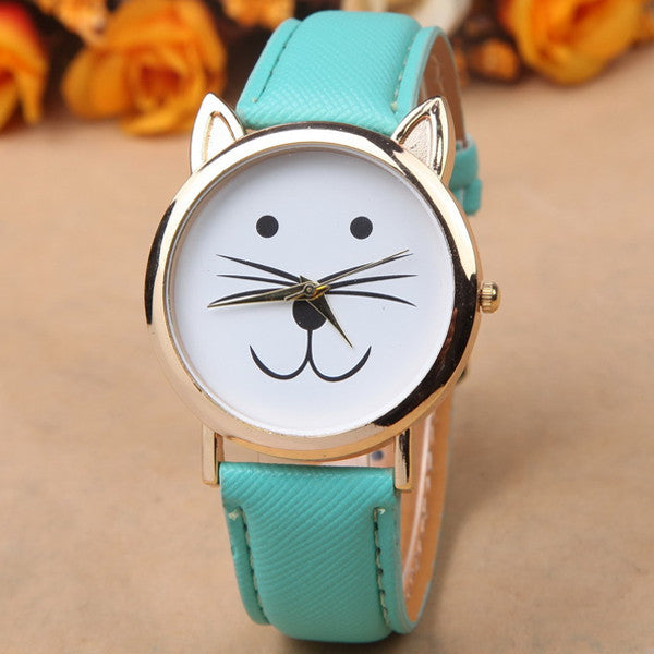 Cute Cat Trendy Watch