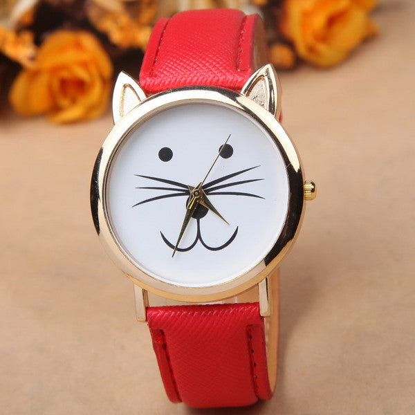 Cute Cat Trendy Watch