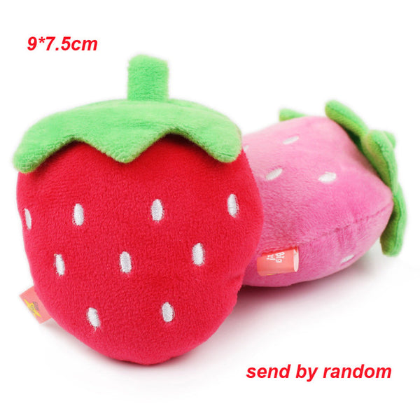 Cute fruit toys for cat / dogs