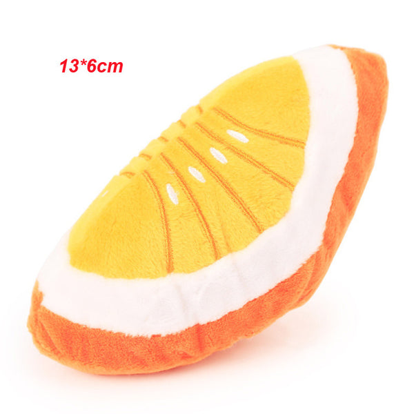 Cute fruit toys for cat / dogs